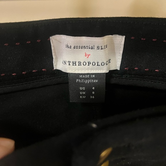 Anthropologie The Essential Ponte Tapered Trousers - Picture 8 of 9